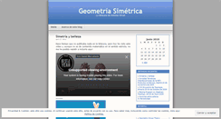 Desktop Screenshot of geometriasimetrica.wordpress.com