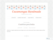 Tablet Screenshot of cucamongas.wordpress.com