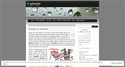 Desktop Screenshot of eopinando.wordpress.com