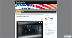 Desktop Screenshot of ciclesuperior.wordpress.com