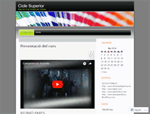 Tablet Screenshot of ciclesuperior.wordpress.com
