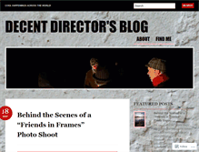 Tablet Screenshot of decentproductions.wordpress.com