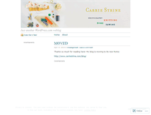 Tablet Screenshot of carriestrine.wordpress.com