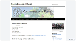 Desktop Screenshot of contradancehi.wordpress.com
