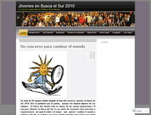 Tablet Screenshot of jovenesenbuscadelsur.wordpress.com