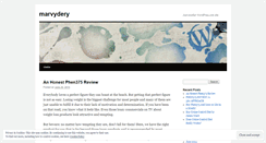 Desktop Screenshot of marvydery.wordpress.com