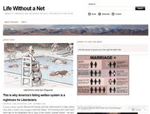 Tablet Screenshot of livinglifewithoutanet.wordpress.com