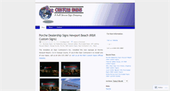 Desktop Screenshot of customsigncompany.wordpress.com