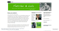 Desktop Screenshot of fletcherandlola.wordpress.com