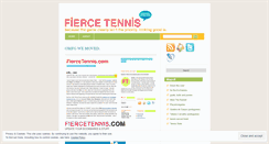 Desktop Screenshot of fiercetennis.wordpress.com
