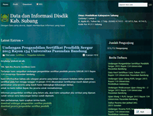 Tablet Screenshot of datainformasisbg.wordpress.com