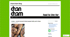 Desktop Screenshot of chancham.wordpress.com