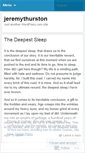 Mobile Screenshot of jeremythurston.wordpress.com
