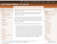 Tablet Screenshot of joaopaulino.wordpress.com