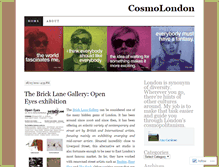 Tablet Screenshot of cosmolondon.wordpress.com