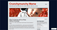 Desktop Screenshot of crunchymunchymama.wordpress.com
