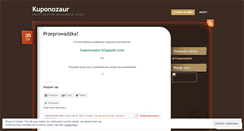 Desktop Screenshot of kuponozaur.wordpress.com