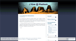 Desktop Screenshot of lhiverakhartoum.wordpress.com