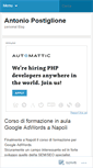 Mobile Screenshot of antoniopostiglione.wordpress.com