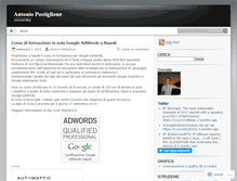 Tablet Screenshot of antoniopostiglione.wordpress.com
