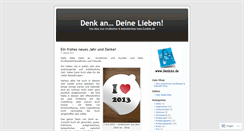 Desktop Screenshot of denkanblog.wordpress.com