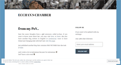 Desktop Screenshot of ecchan.wordpress.com