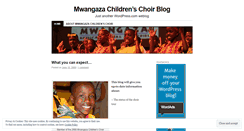 Desktop Screenshot of mwangazachoir.wordpress.com