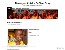 Tablet Screenshot of mwangazachoir.wordpress.com