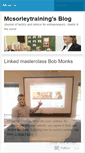 Mobile Screenshot of mcsorleytraining.wordpress.com