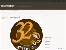 Tablet Screenshot of lightstreetcafe.wordpress.com