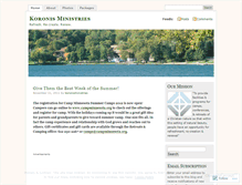 Tablet Screenshot of koronisministries.wordpress.com