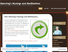 Tablet Screenshot of jeffmanning11.wordpress.com
