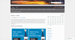 Desktop Screenshot of cjgiddings.wordpress.com