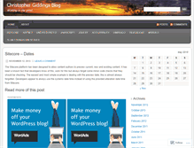 Tablet Screenshot of cjgiddings.wordpress.com