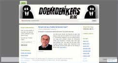 Desktop Screenshot of doemdenkers.wordpress.com