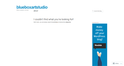 Desktop Screenshot of blueboxartstudio.wordpress.com