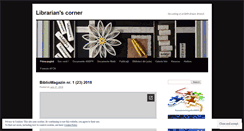 Desktop Screenshot of librarianscorner.wordpress.com