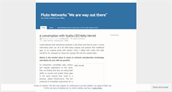 Desktop Screenshot of plutonetworks.wordpress.com