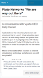 Mobile Screenshot of plutonetworks.wordpress.com