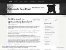 Tablet Screenshot of jahvestaffspurefrost.wordpress.com