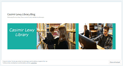 Desktop Screenshot of lewylib.wordpress.com