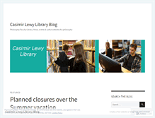 Tablet Screenshot of lewylib.wordpress.com
