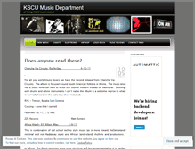 Tablet Screenshot of kscumusic.wordpress.com