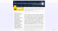 Desktop Screenshot of lancaunepal.wordpress.com