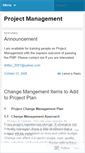 Mobile Screenshot of certifedpmp.wordpress.com