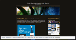 Desktop Screenshot of hellovalencia.wordpress.com