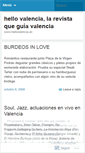 Mobile Screenshot of hellovalencia.wordpress.com