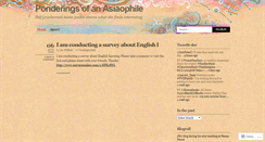 Desktop Screenshot of annishan2011.wordpress.com