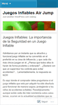 Mobile Screenshot of juegosinflables.wordpress.com