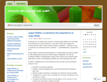 Tablet Screenshot of juegosinflables.wordpress.com